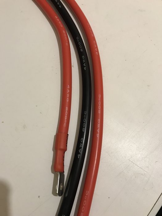 Дріт силіконовий лужений 4 AWG (25 мм.кв.)для LiFePo4 збірок