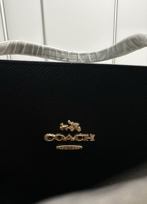 Жіноча Сумка Coach Signature Mollie Tote 25 Brown Black Коач Коуч sale