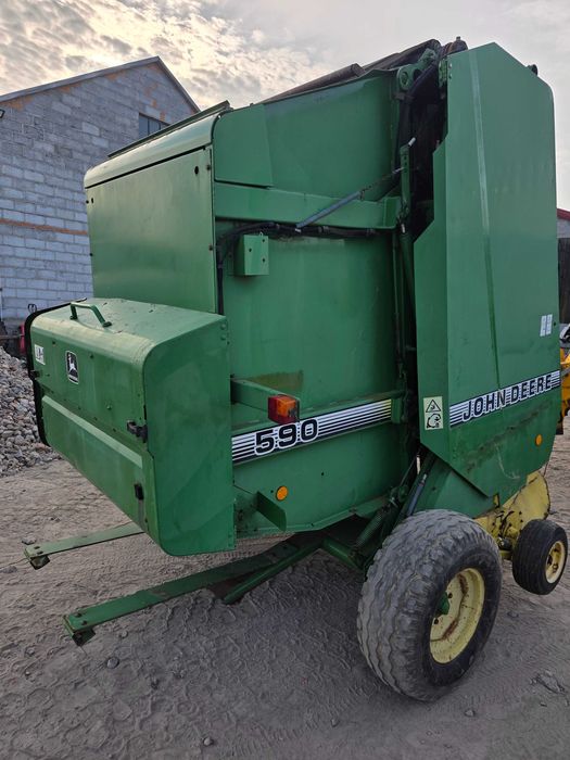 John deere 590 siatka sznurek prasa belująca