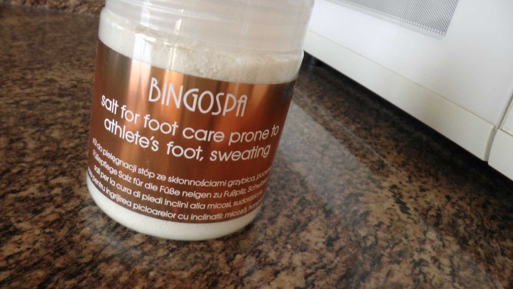 Sól do pielęgnacji stóp ze skłonnościami do grzybicy, pocenie BINGOSPA