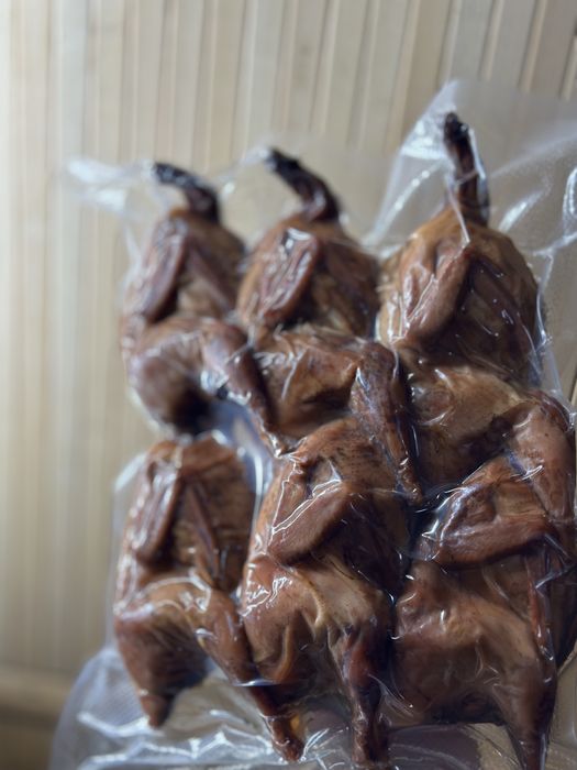 Копчені перепілки гарячого копчення