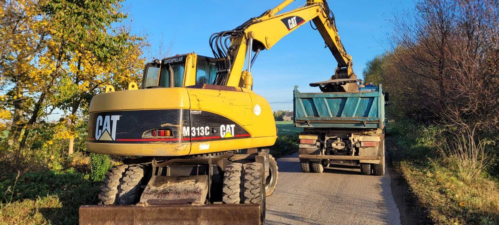 Koparka kołowa Cat 313C 10tys mtg.