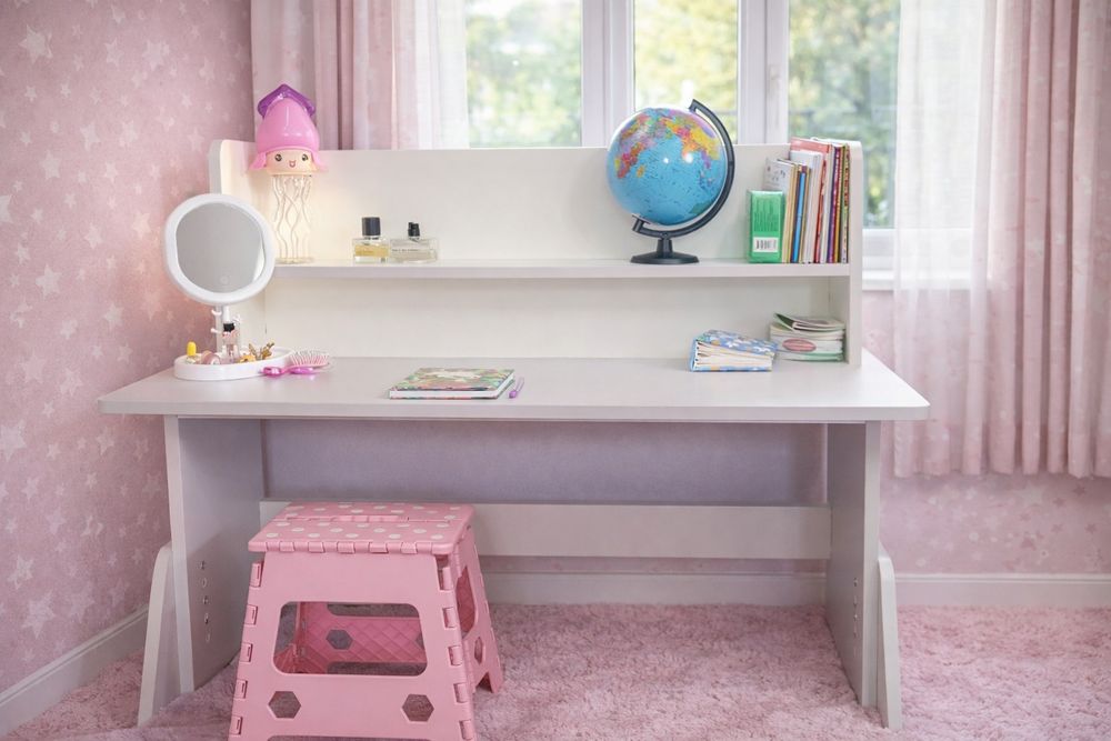 Дитяча парта стіл  4–12 років, 3 рівні висоти, безкоштовна доставка