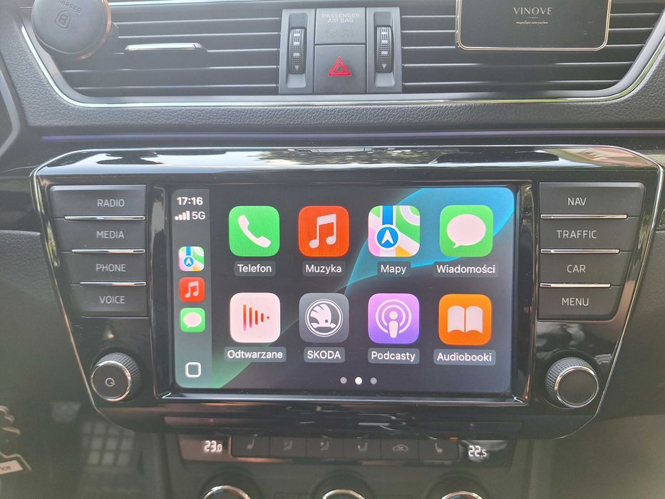 SMART LINK SKODA CarPlay Apple Android Auto Superb Octavia Rapid Kodiaq Fabia III Mib2 2xSD Mhi2 Mst2 YouTubeWideo TVOnline Zdalnie Online