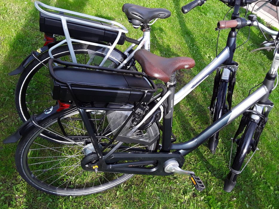 Piękny rower elektryczny Gazelle Panasonic PARKA