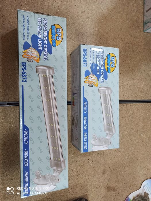 Novo! Iluminação Led para aquário com suporte