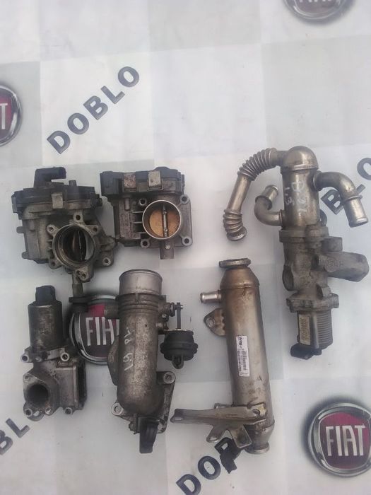 Клапан радиатор ЕГР EGR заслонка Doblo Добло Combo Punto Fiorino