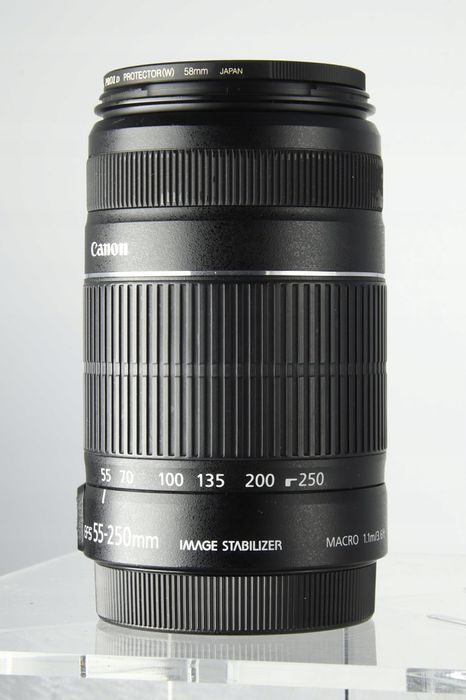 EF-S 55-250mm f4-5.6 Canon IS II Stabilizacja +filtr 23%VAT Gwarancja