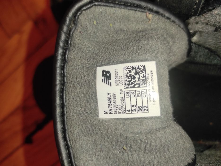 New balance KV754BLY 36