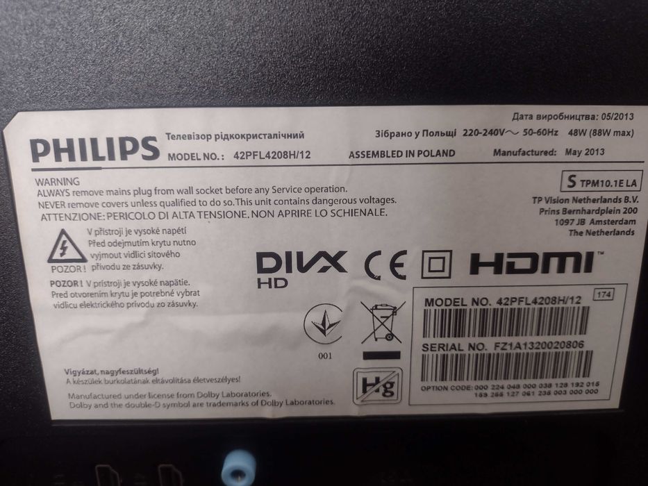 Telewizor PHILIPS 42PFL4208H