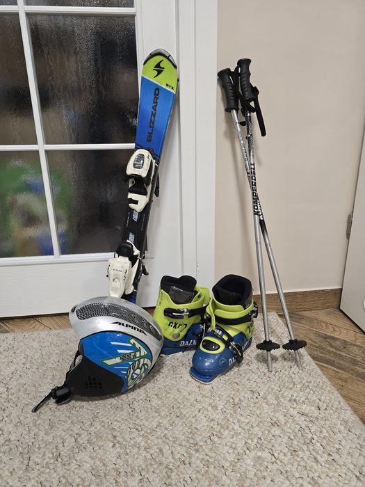 Narty Blizard RTX 80cm buty r 30 19cm kask gogle kijk