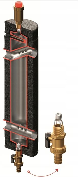 Sprzęgło hydrauliczne NIERDZEWNE ocieplone