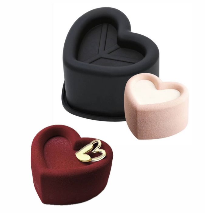 Форма силіконова серце доя мусових бенто сердечко мусовий торт