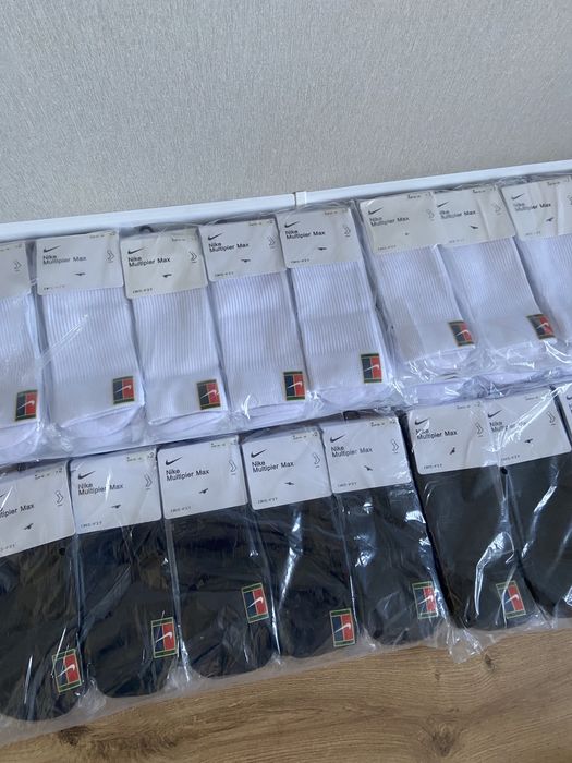 Шкарпетки Nike dri fit Multipier носки Socks Court 2 пари Padel теніс