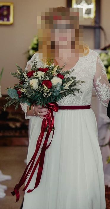 Suknia ślubna boho style stan idealny