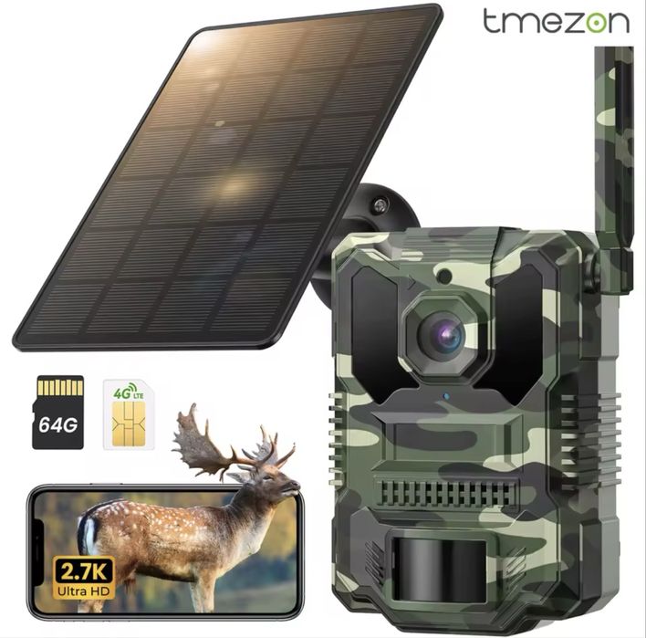 CAMERA COM PAINEL SOLAR, envuo e controlo por aplicação