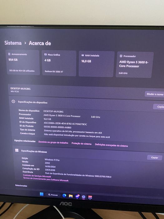 PC Gaming Branco – Ryzen 5 3600 + RX 5500 XT