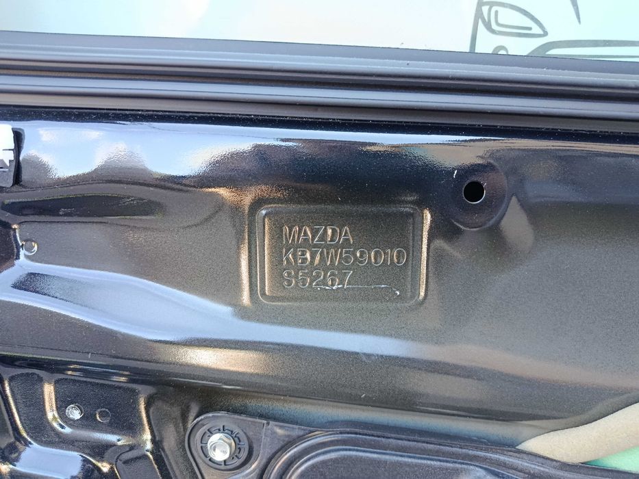 Mazda cx5 KF Двері ліва Перед Дверь левая  41W Чорна  2023 Оригінальна фарба ІДЕАЛ
