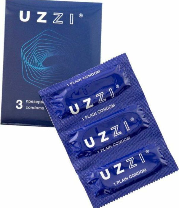 Презервативы UZZI 72 шт/блок.Гладкие.Подходят для УЗИ УЗД до 2028 года