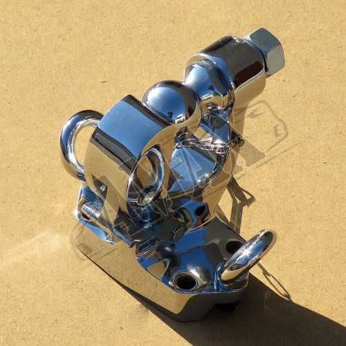 Toyota Land Cruiser Prado 120 (2003-2008) Фаркоп хромированный