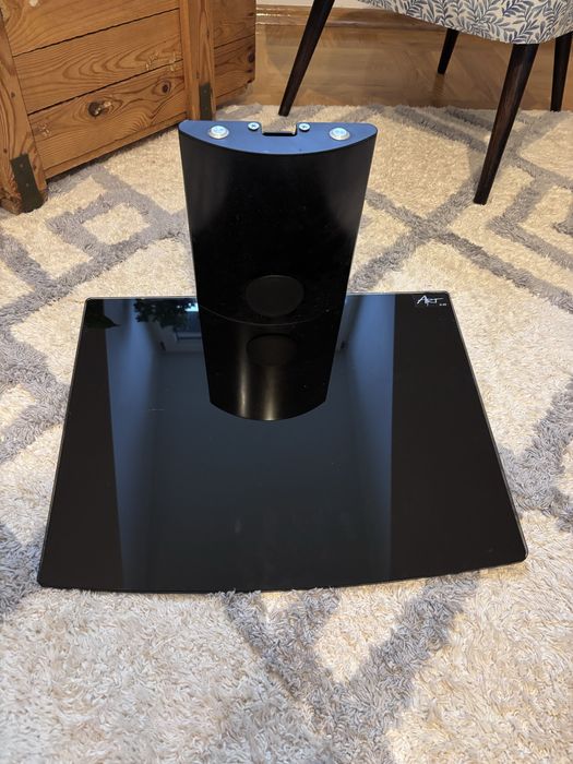 Szklany Stojak pod telewizor na dekoder