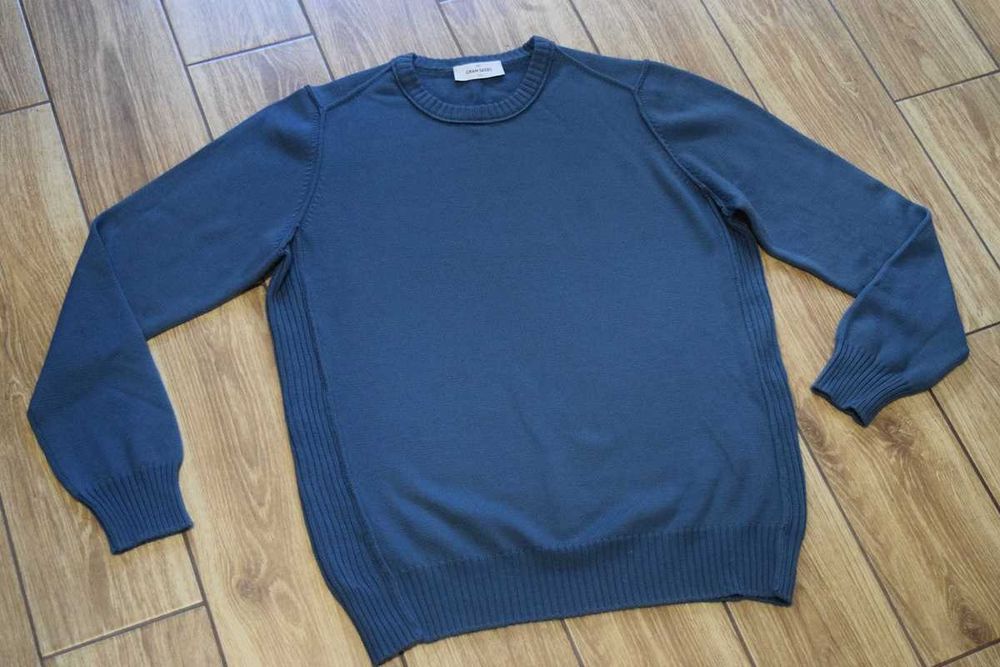 Sweter Gran Sasso, rozmiar 50 [Merino, Made in Italy]