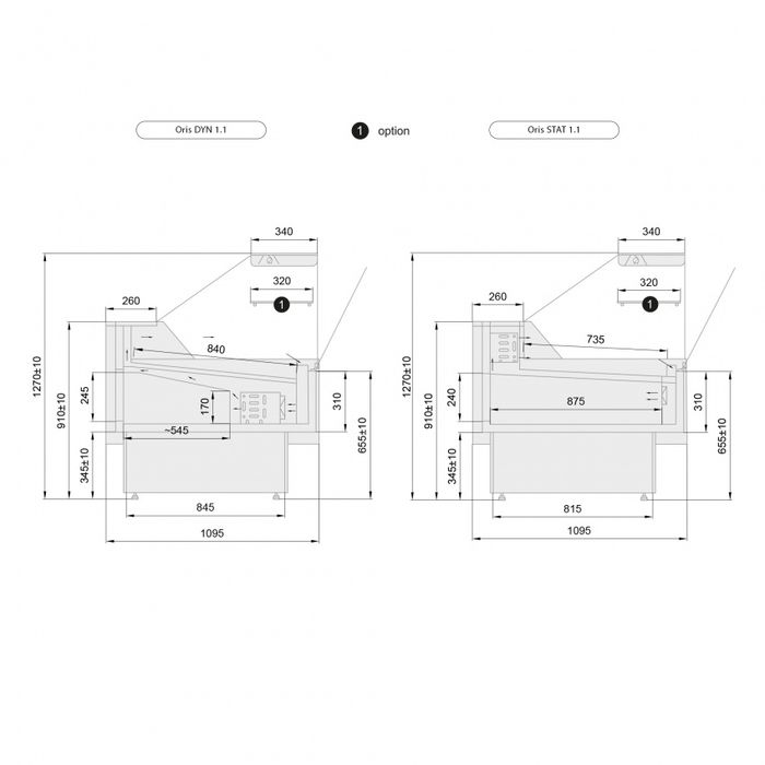 Lada Witryna Chłodnicza 2 m. Od ręki! Różne wymiary.