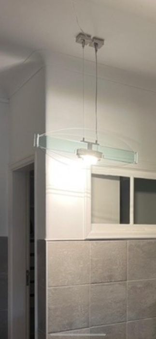 Vendo candeeiro em vidro temperado