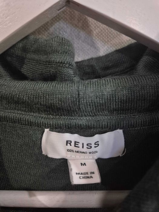 Кофта худі REISS Holland Merino Wool Hoodie