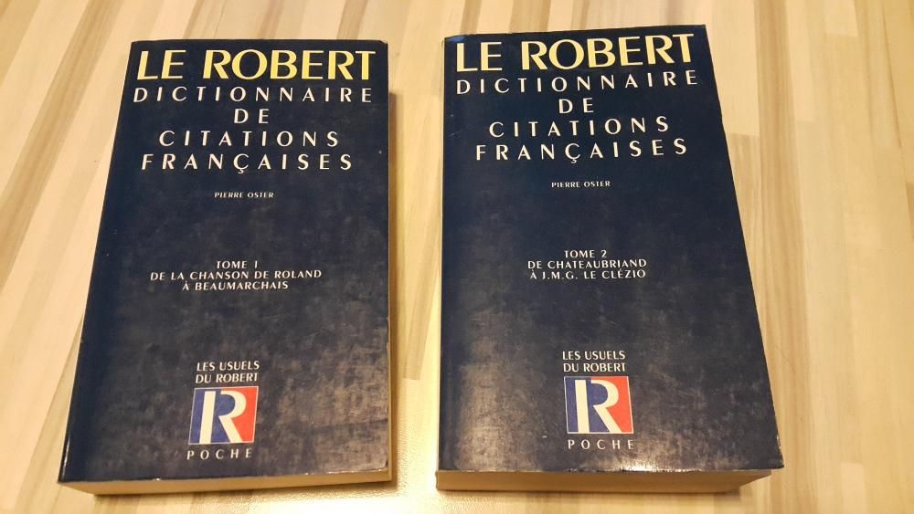 le robert słownik cytatów francuskich tom 1 i 2