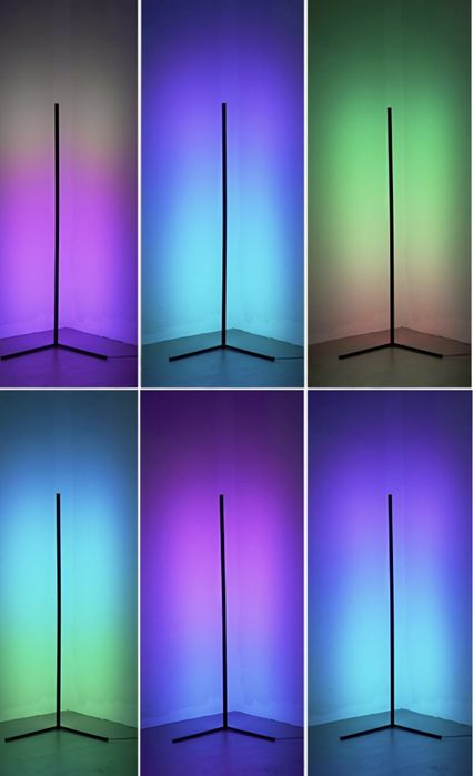 Lampa LED h-165 cm  -stojaca w rogu