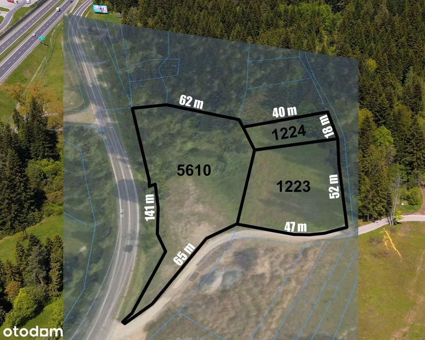 Działka Inwestycyjna Usługowa Pod Halę 3200 M2 Przy S7 W Rabce-Zdroju - Widok 4