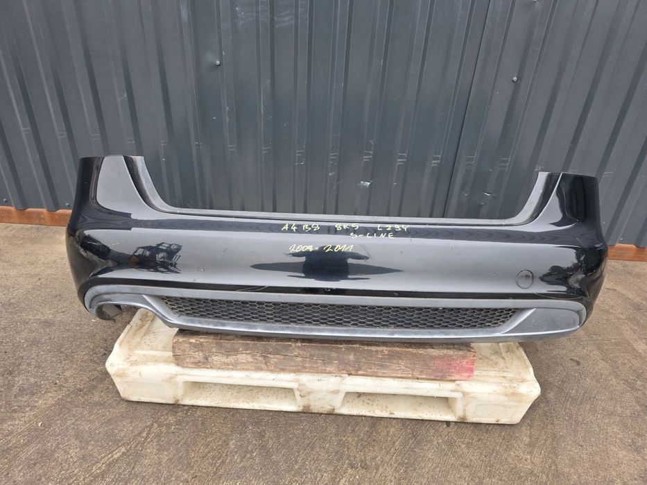 ZDERZAK TYŁ AUDI A4 B8 SEDAN S LINE LZ9Y 2008-2011 KOMPLETNY ORYGINAŁ !