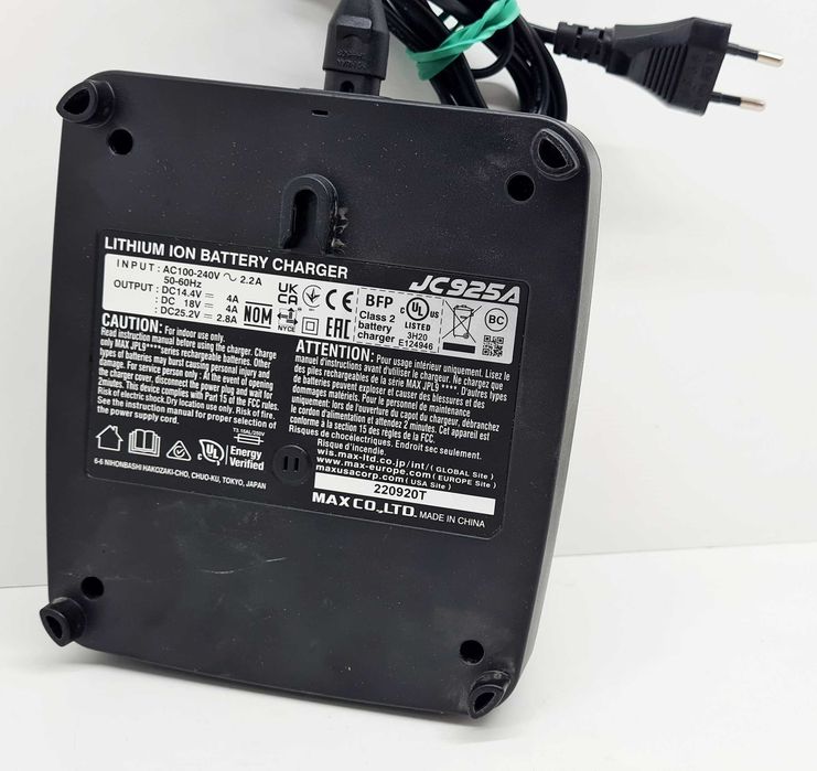 Wiązarka do zbrojeń MAX RB 398 + ładowarka JC925A