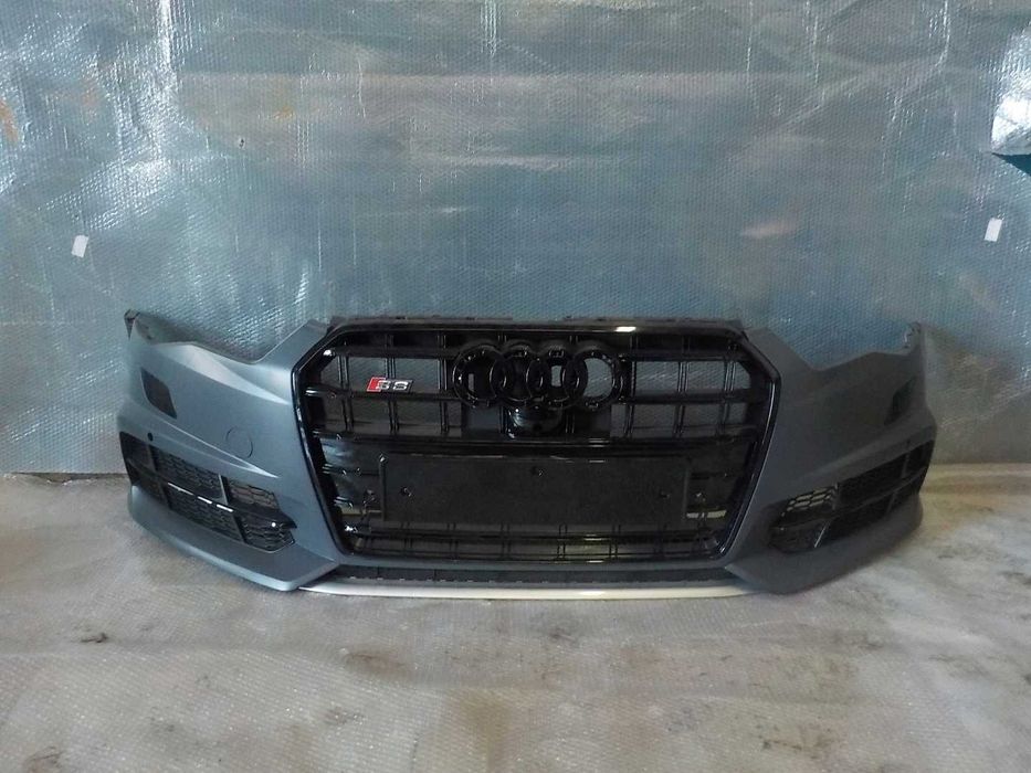 Передній бампер audi a6 c7 2015-2019 sline рест Lift ауді а6 ц7 S6 шрот розборка разборка