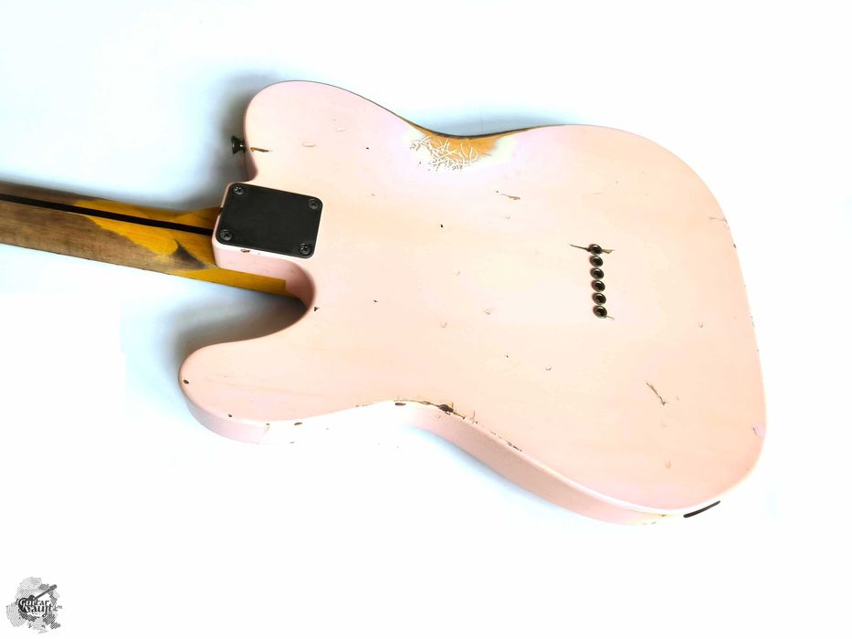 Як новий Nash E-57 Telecaster Esquire Relic '2022 Shell Pink w/case&docs