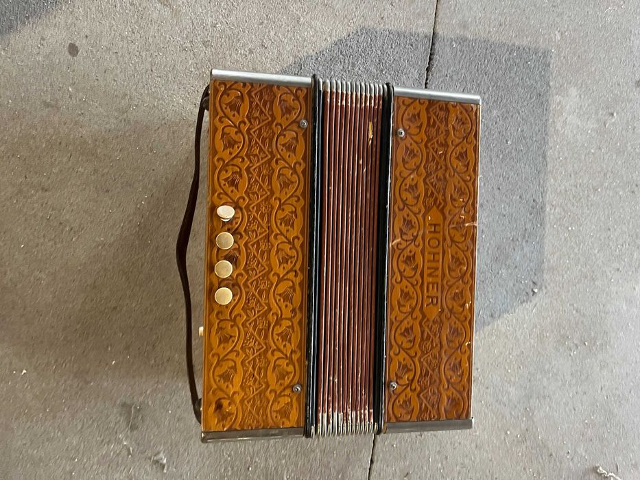 Akordeon diatoniczny Hohner | Harmonia guzikowa | Oryginał | Vintage