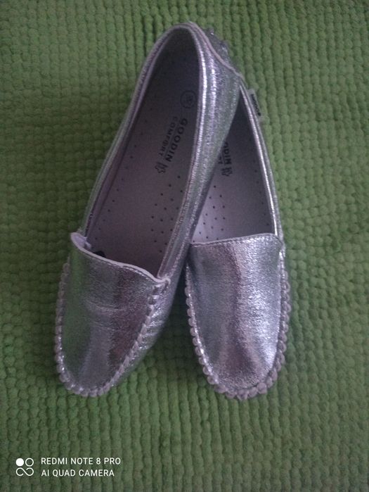 Mokasynki skórzane 38