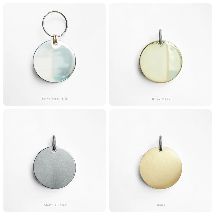 Pet Name Tag Dog Cat placa de identificação para cães e gatos