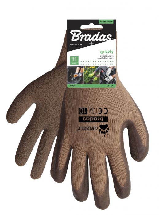 Rękawice ochronne GRIZZLY lateks