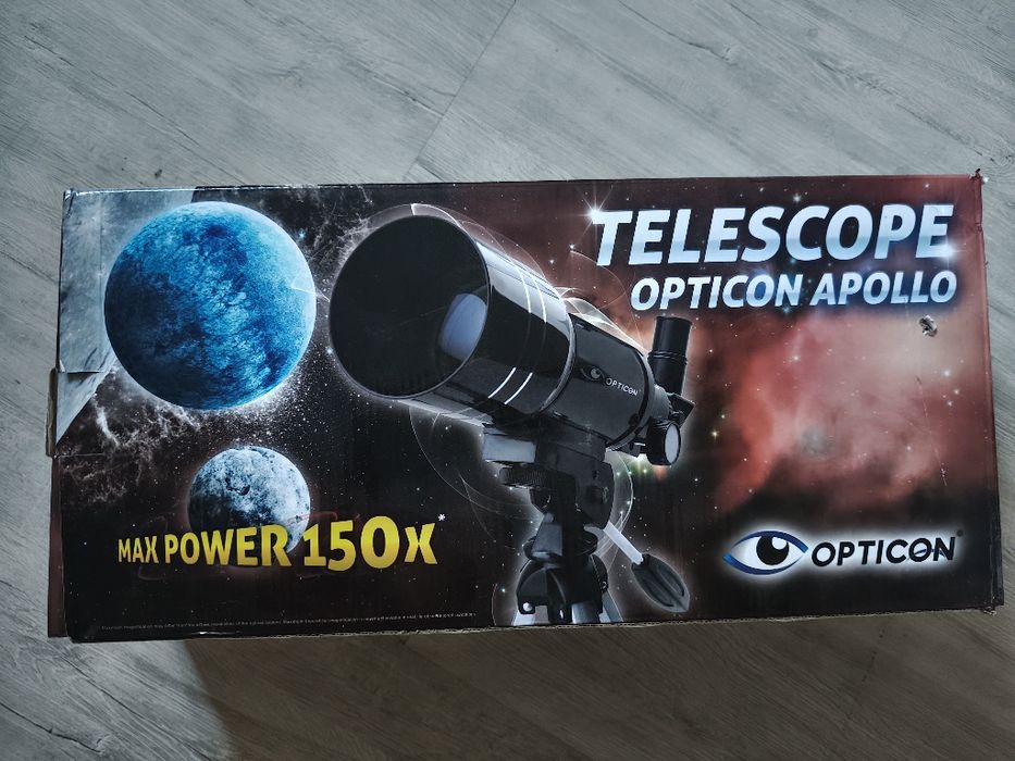 Teleskop astronomiczny Opticon Apollo 70/300 mm | Zestaw z akcesoriami