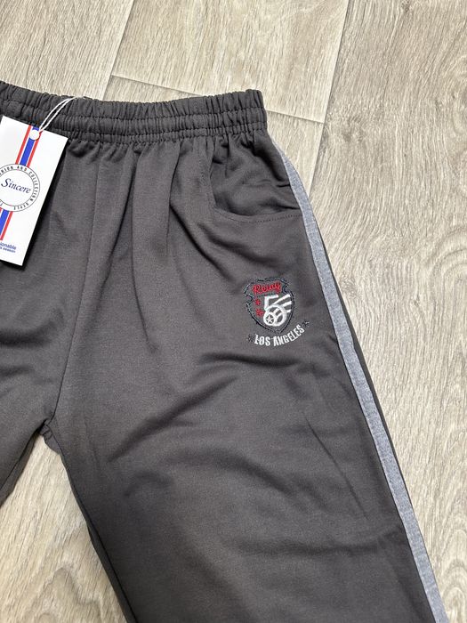 Дитячі трикотажні спортивні штани брюки трикотаж 134 146 152