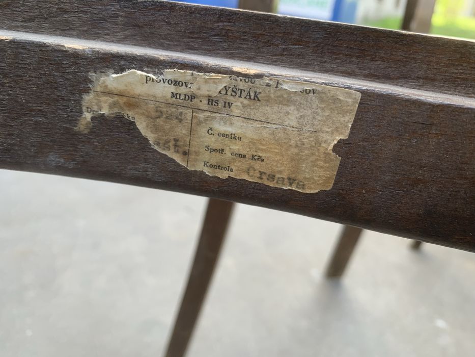 Krzesła Ton Thonet PRL ART DECO VINTAGE zestaw