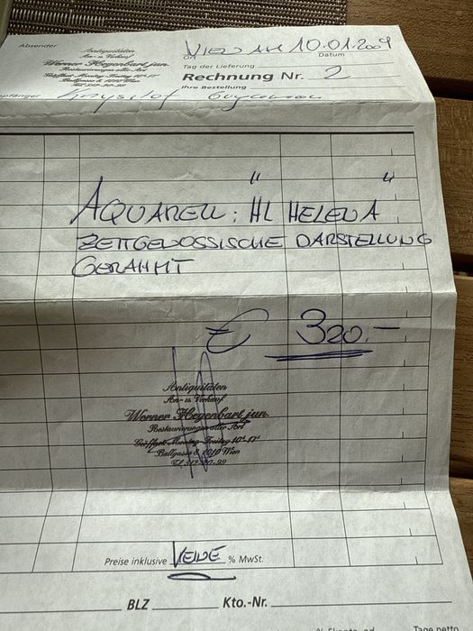 Obraz akwarela HL Helena