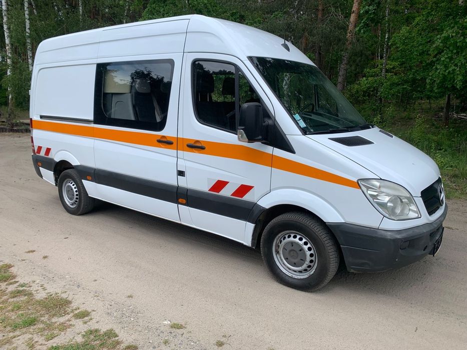 Mercedes-Benz Sprinter  313 CDI 2010r brygadówka 7mio os średni wysoki sprowadzony tempomat