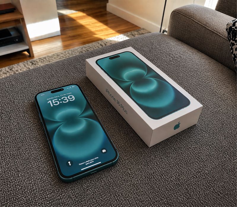 Iphone 16 plus 128 gb em caixa com garantia