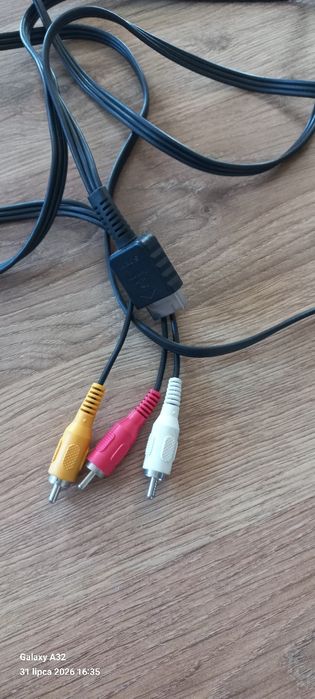 Oryginalny kabel AV RCA Chinch Sony PlayStation 1 / 2 / 3 (PS1 PS2 PS3)