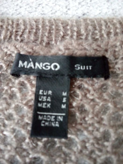 Sweter damski brązowy Mango -M