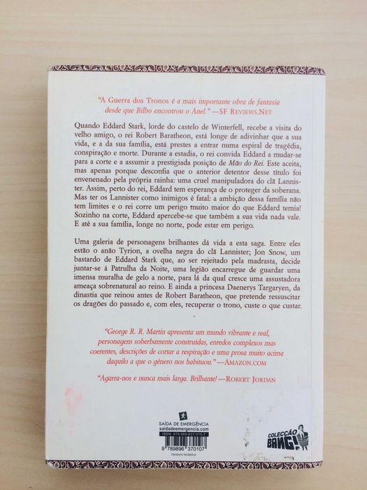 A guerra dos tronos, vol. 1, de George R.R. Martin