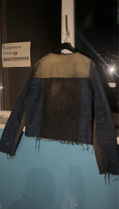 джинсова апсайкл куртка